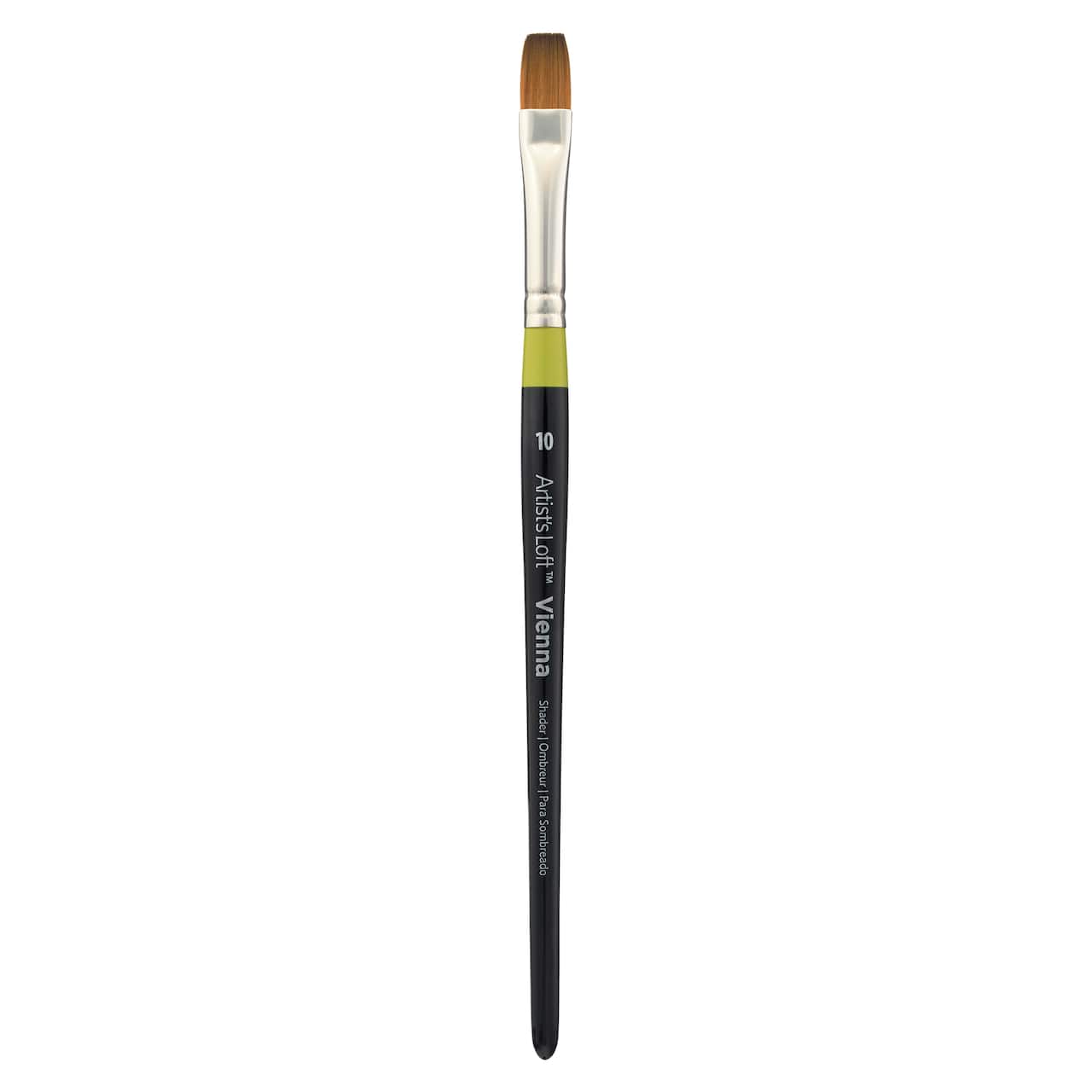 Golden Taklon Short Handle Flat Shader Brush by Artist's Loft™ Vienna
